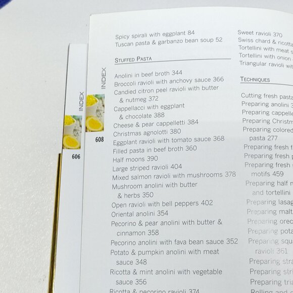 The Golden Book Of Pasta Hardcover Cookbook With Over 250 Recipes By Barrons - Picture 10 of 12